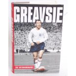 FOOTBALL; Greavsies - Jimmy Greaves - signed autographed book.