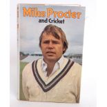 CRICKET; Mike Proctor ' and Cricket ' - signed autographed book