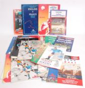 FOOTBALL; 19 x 1980's International Football programmes - some with tickets attached.