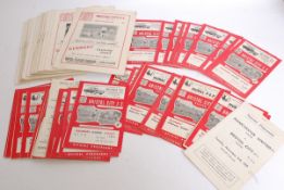 FOOTBALL; A collection of 83x 1950's onwards Bristol City football programmes.