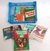 SNOOKER / DARTS; 9x assorted books