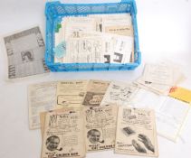 CRICKET; 136x vintage Cricket match items and score cards