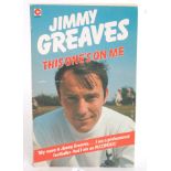 FOOTBALL; Jimmy Greaves - This Ones On Me, signed / autographed to inner page.