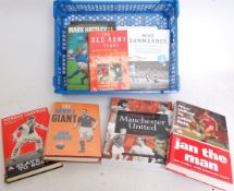 FOOTBALL; 9x assorted books; Manchester United, Jon Molby etc
