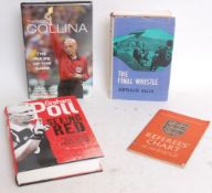FOOTBALL; 3x Referee books - along with a vintage referees chart
