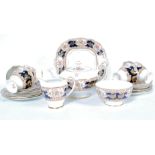 A bone china 6 setting tea service by Sa