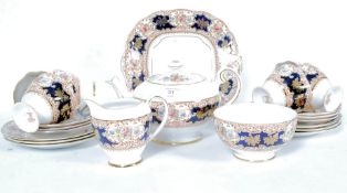 A bone china 6 setting tea service by Sa