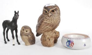 2 Poole Pottery owls to also include pos