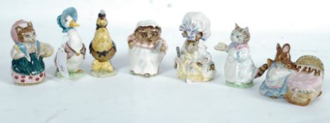 A collection of Beatrix Potter Beswick f