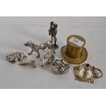 A collection of silver plated wares incl