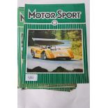A quantity of vintage Motor Sport racing