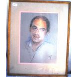 COOTE, MICHAEL; A pastel study of a gent