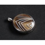 A ladies Large oval silver  hallmarked a