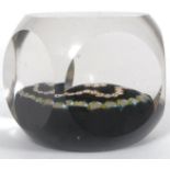 A 20th century glass paperweight by Stra