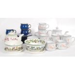 A collection of Denby china together wit