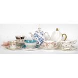 2 20th century Coalport teapots together