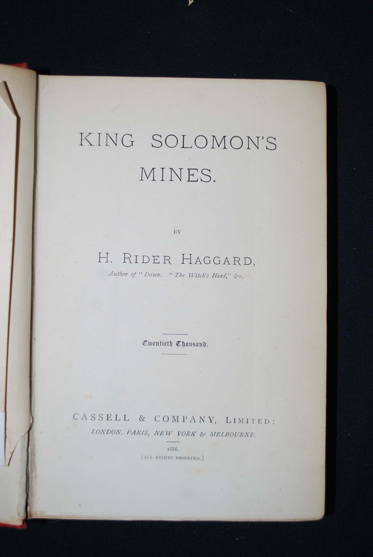 Haggard ( H. Rider ) 'King Solomon's Min - Image 3 of 3