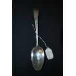 An Irish silver hallmarked tablespoon by