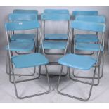 A set of 8 1970's Swedish Chair No 1 Pop