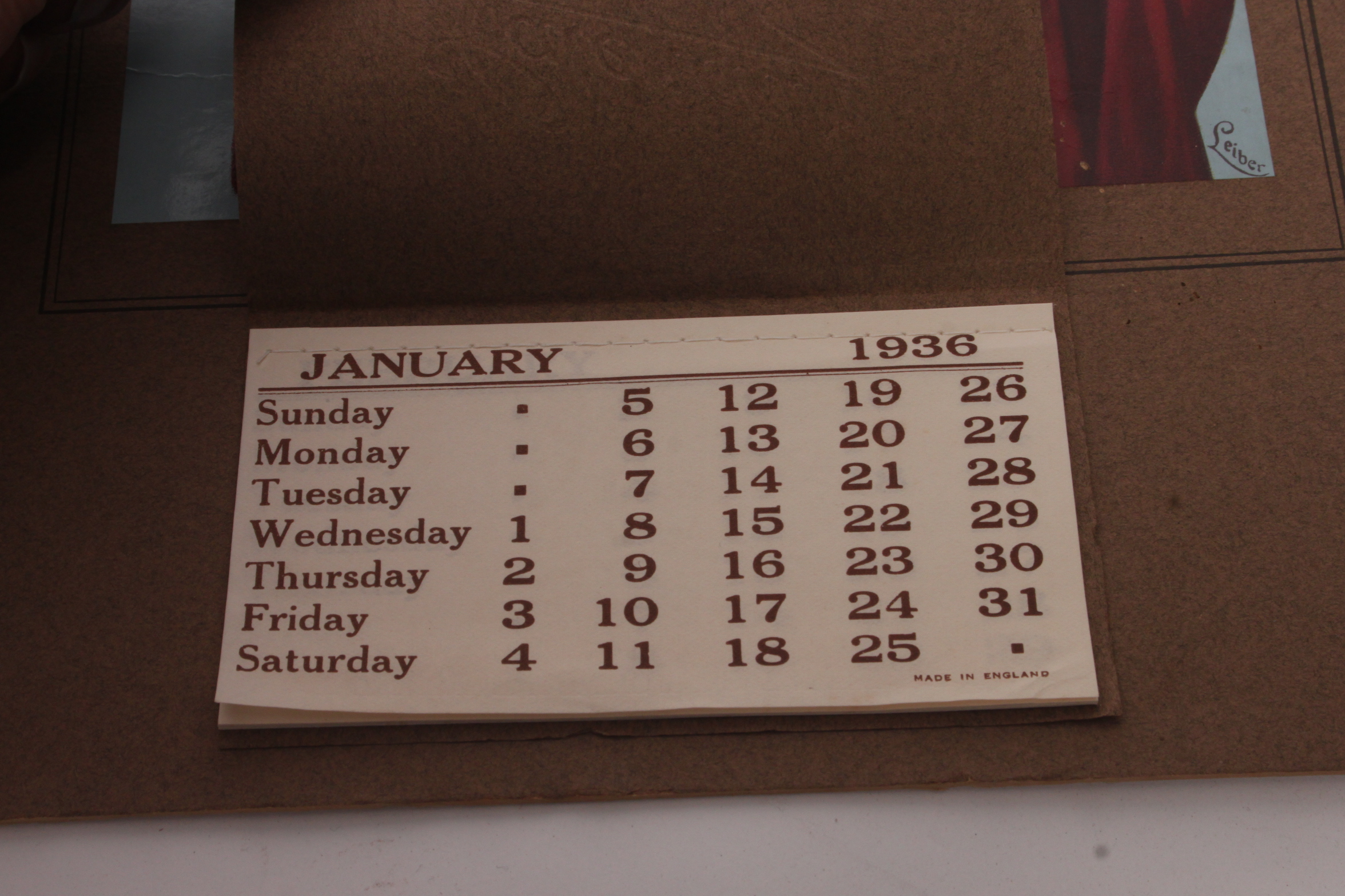 An Art Deco religious icon calendar dati - Image 2 of 3