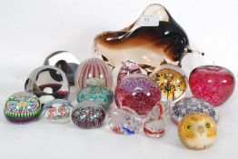 A large collection of 20th century glass