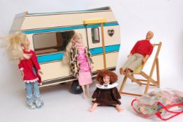 A large collection of vintage Sindy doll