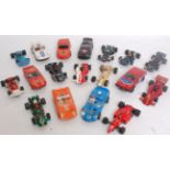 SCALEXTRIC; A collection of 18 assorted