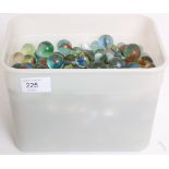 A large quantity of vintage marbles to i