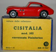 A vintage 1:43 scale Cisitalia 202 Pinin