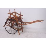 A 19th century French childs dog cart /