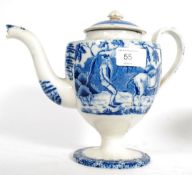 An early 19th century Staffordshire blue