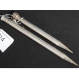 A silver hallmarked propelling pencil by