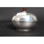 A 1930's Art Deco silver hallmarked bowl