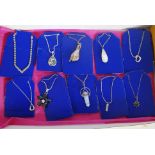 A collection of 10 costume jewellery nec