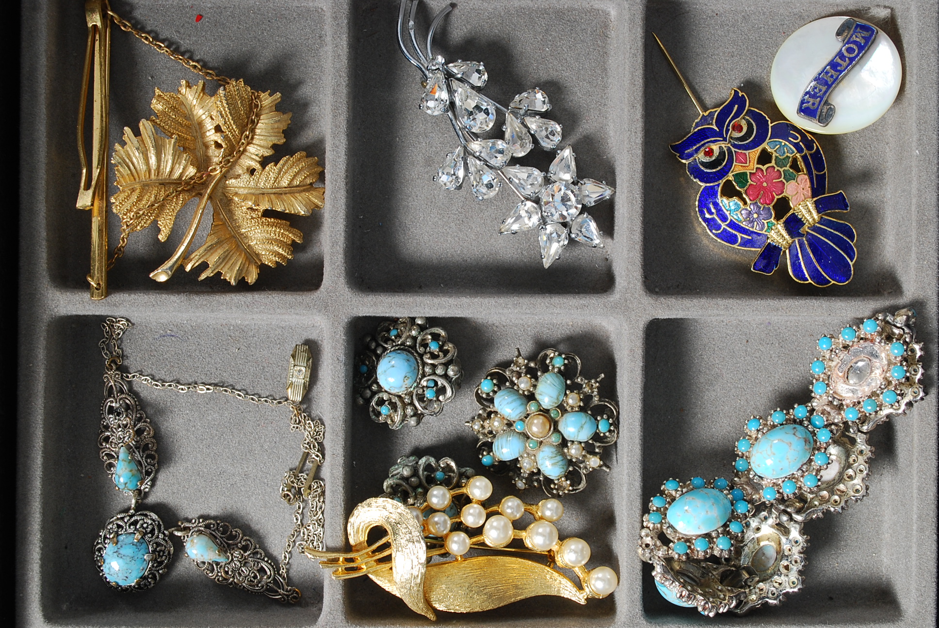 A large collection of costumer jewellery - Bild 6 aus 8
