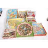A good collection of vintage jigsaw puzz
