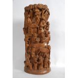 A large Africa tribal wooden carving in