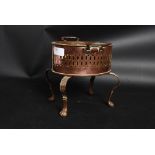 A 19th century Georgian copper brazier h