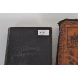 1828 leather bound bible ' Thew Testamen