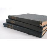 A collection of three volumes of Punch m