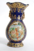 An Asian Chinese vase hand painted depic