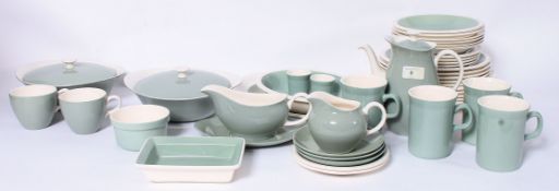 A Wedgwood green and white retro 1950's