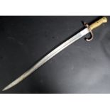 A 19th century Chassepot single edge bla