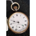 An early 20th century pocket watch with