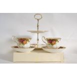 A Royal Albert Old Country Roses cup and