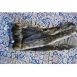 A vintage fur stole of undetermined orig