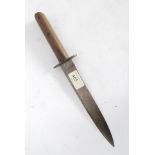 A wooden handled 2nd world war dagger be