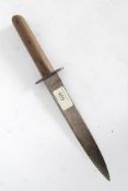 A wooden handled 2nd world war dagger be