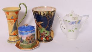 A selection of Art Deco china to include