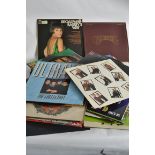 A large collection of LP vinyl records t